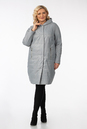 Женское пальто из текстиля с капюшоном 1001268-2