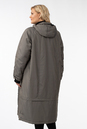 Женское пальто из текстиля с капюшоном 1001273-3