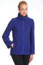 Женское пальто из текстиля с воротником 3000112