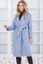 Женское пальто из текстиля с воротником, отделка песец 3000544-2