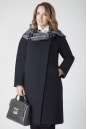 Женское пальто из текстиля с воротником 3000792