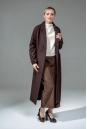 Женское пальто из текстиля с воротником 3000887-2