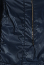 Пуховик женский из текстиля с капюшоном, отделка норка 8001183-3