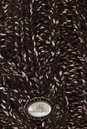 Шапка женская из трикотажа, отделка енот 0602057-4